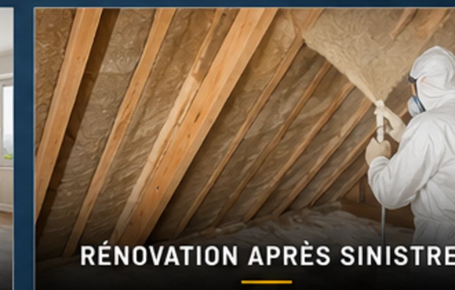 Rénovation intérieure après sinistre