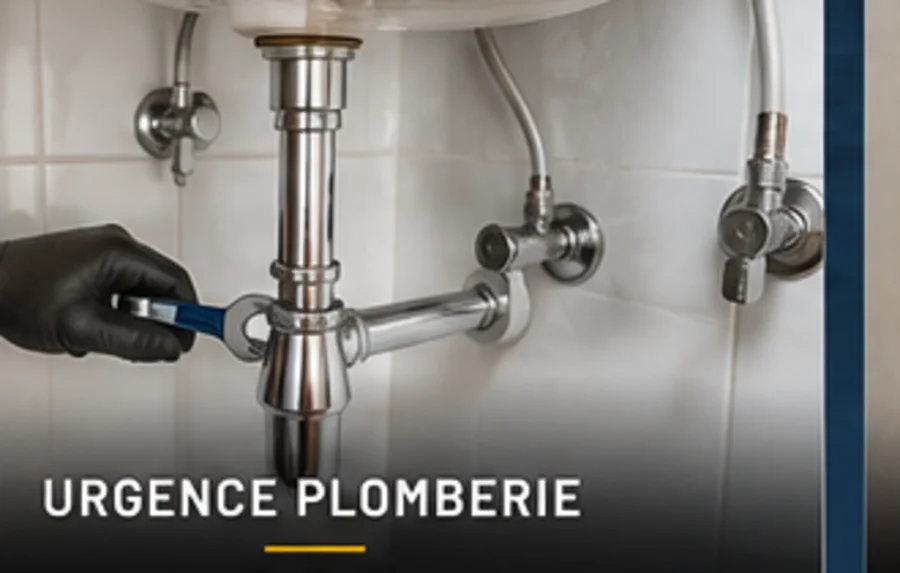 Intervention d'urgence sur une fuite de plomberie